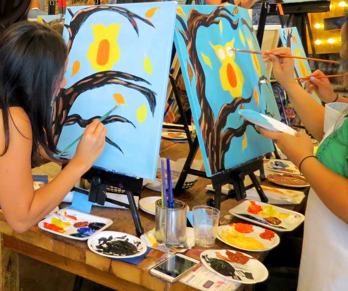 At Home Paint Night Date – Let's Live and Learn
